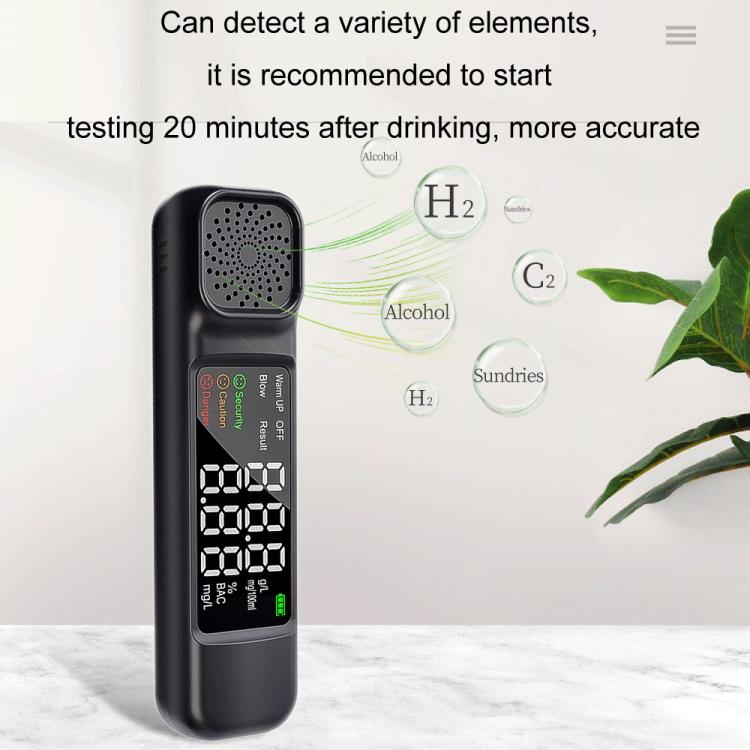 High-Precision Air-Blowing Alcohol Concentration Detector