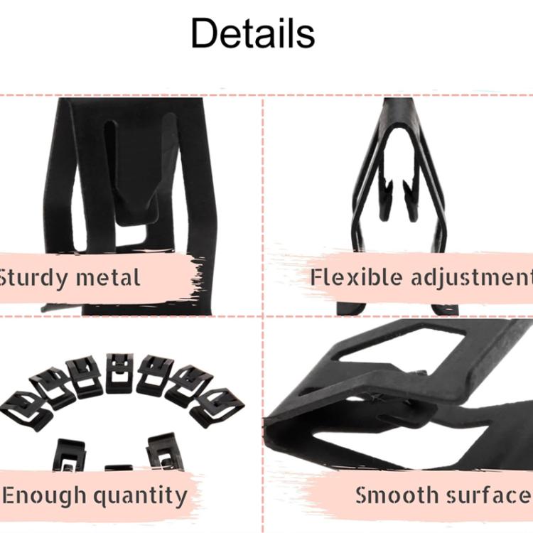 Universal For Car Dashboard Decorative Metal Clips, 10pcs / Pack