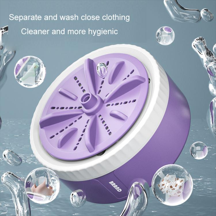 Mini Portable Underwear Socks Turbine Washing Machine, Orange Standard, Green Standard, Gray Standard, Purple Standard, Orange Three-speed Timing, Green Three-speed Timing, Gray Three-speed Timing, Purple Three-speed Timing