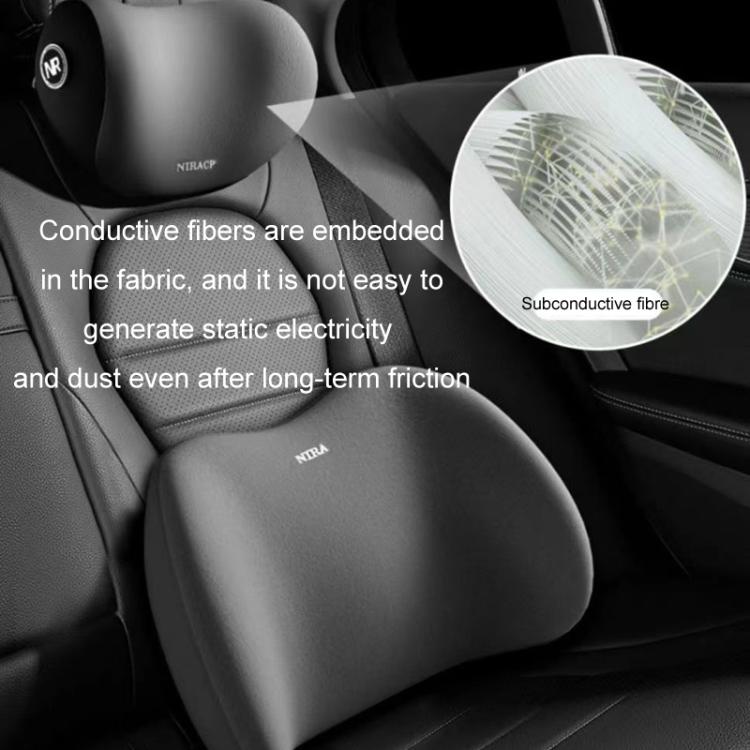 Car Mmemory Foam Support Driving Cushion, Black Headrest, Gray Headrest, Coffee Headrest, Pink Headrest, Blue Headrest, Black Lumbar Support, Gray Lumbar Support, Coffee Lumbar Support, Pink Lumbar Support, Blue Lumbar Support