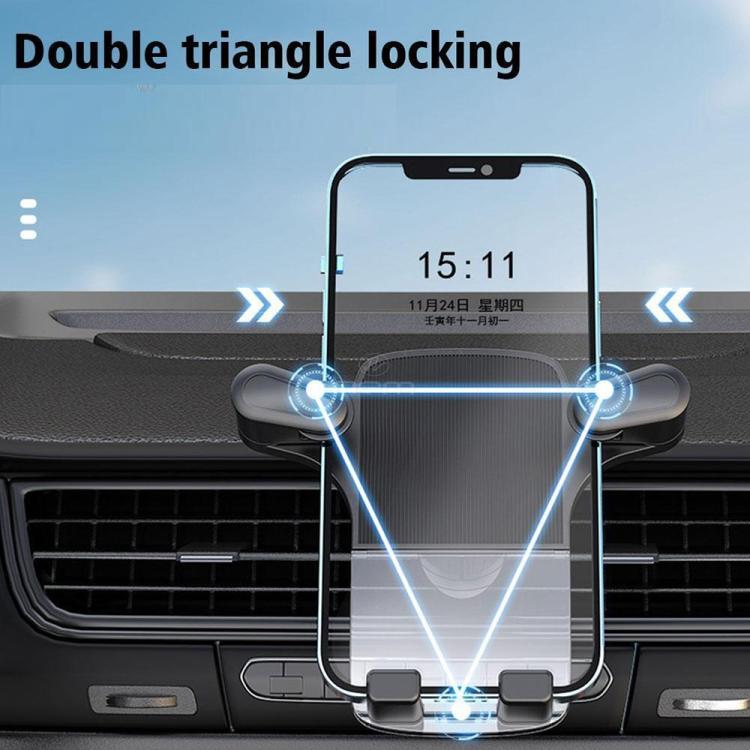 Gravity Car Mobile Phone Holder Air Outlet Fixed Clip Navigation Bracket