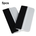 Car Film Tool Anti-scratch Small Scraper, 5pcs With Felt