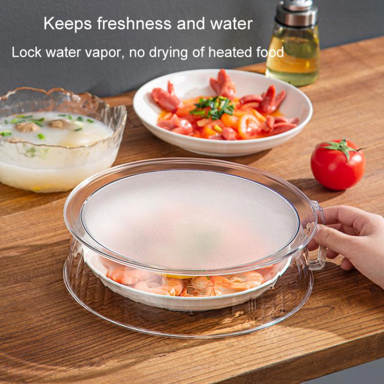 Microwave Food Heating Splashproof Cover Food Grade PC Household High Temperature Resistant Bowl Rice Cover