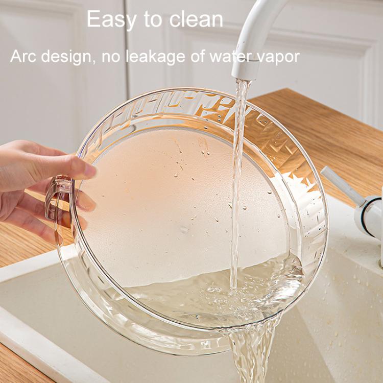 Microwave Food Heating Splashproof Cover Food Grade PC Household High Temperature Resistant Bowl Rice Cover