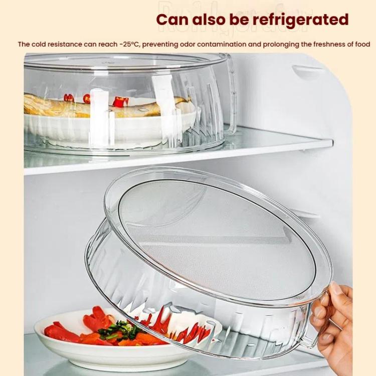Microwave Food Heating Splashproof Cover Food Grade PC Household High Temperature Resistant Bowl Rice Cover