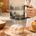 Kitchen Handheld Semi-Automatic Flour Sifter Baking Assistant Powder Sieving Tool