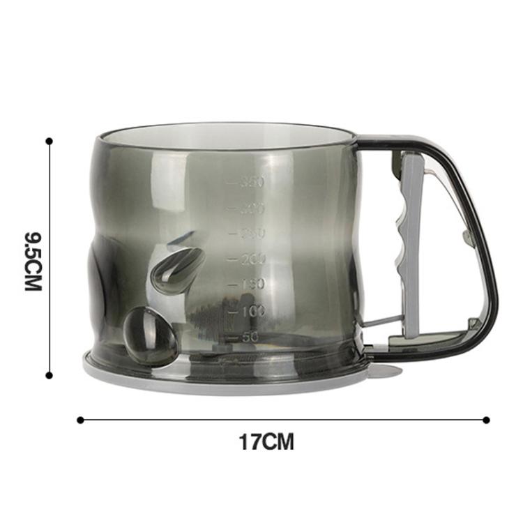Kitchen Handheld Semi-Automatic Flour Sifter Baking Assistant Powder Sieving Tool