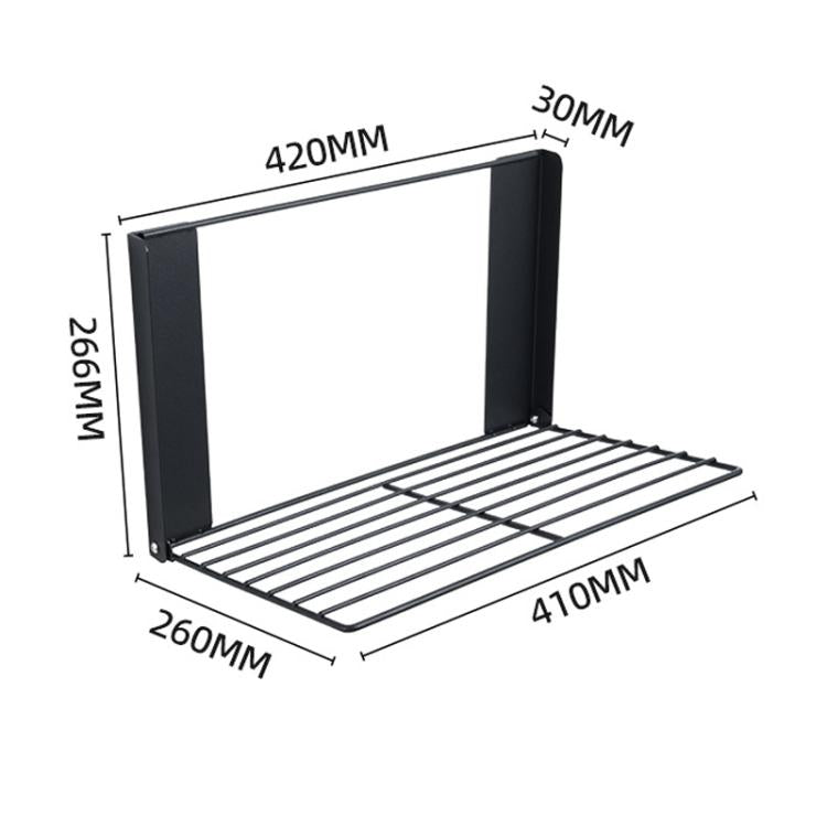 Bathroom Dirty Clothes Shelf Washing Machine Side Folding Wall Mounted Clothes Organizer