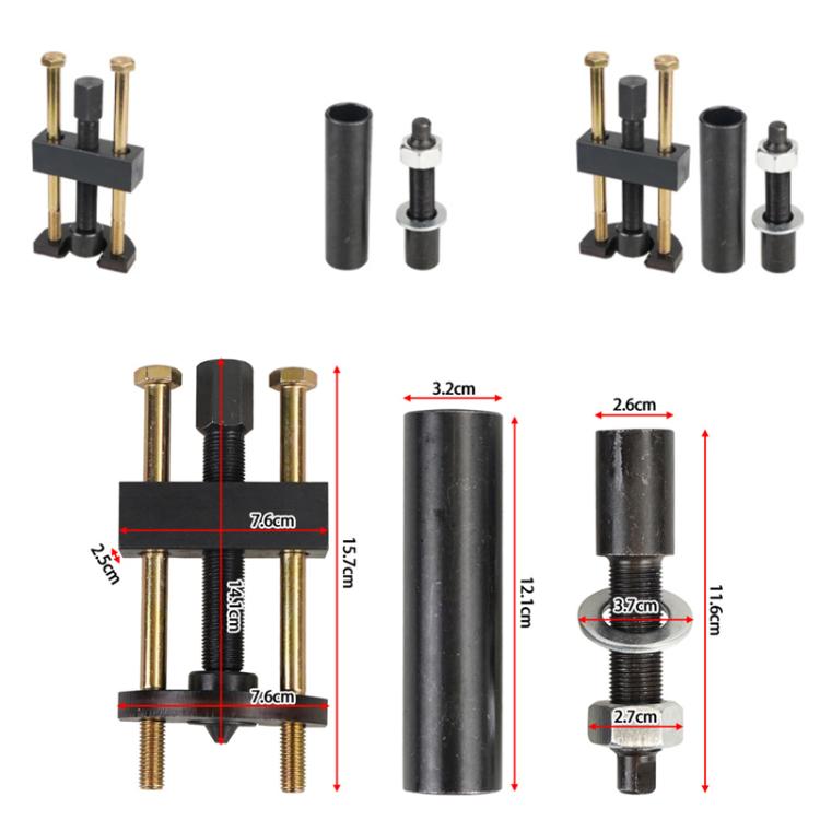 For Harley Big Twin 1409KMT Transmission Spindle Inner Bearing Tool, Puller, Socket, Complete Set