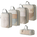 Mesh Compressed Travel Organizer Bag Luggage Clothes Shoes Toiletries Storage Bag, 5 In 1, 6 In 1, 7 In 1, 8 In 1, 10 In 1