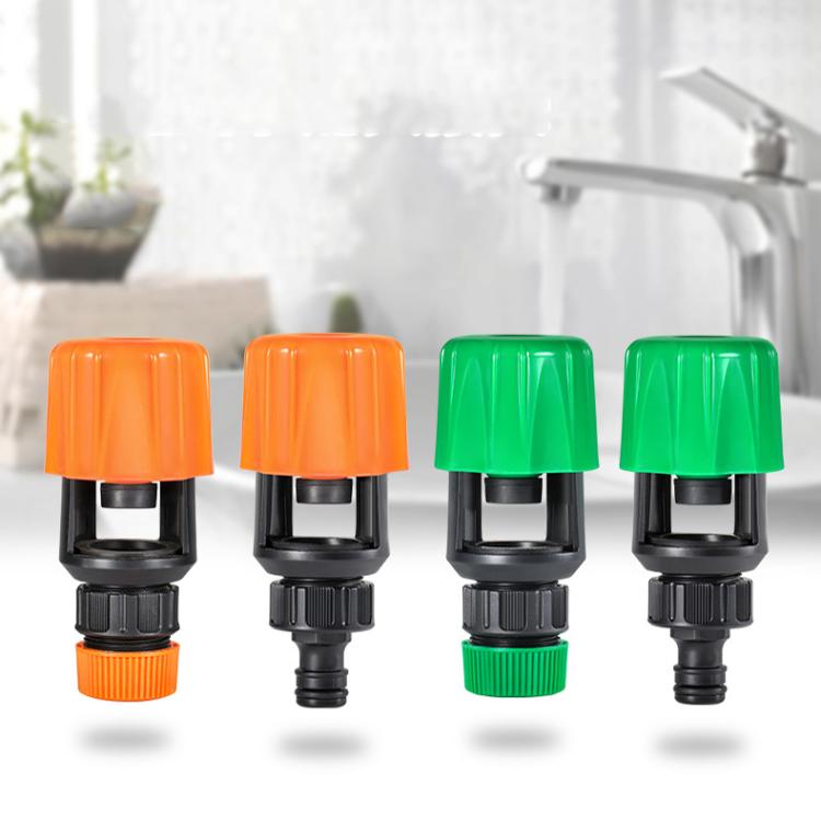 Universal Faucet Garden Hose Connector Basin Faucet Connector Adapter, Orange Quick-connect, Orange Pacifier, Green Quick-connect, Green pacifier