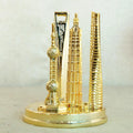 4 In 1 Shanghai Landmarks Tourist Souvenirs Metal Crafts Home Decoration, Small Gold, Small Bronze, Medium Gold, Medium Red Bronze, Medium Bronze, Large Bronze, Large Red Bronze, Large Gray