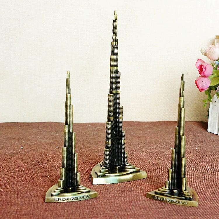Burj Khalifa Tourism Commemorative Model Ornament, 13cm, 18cm