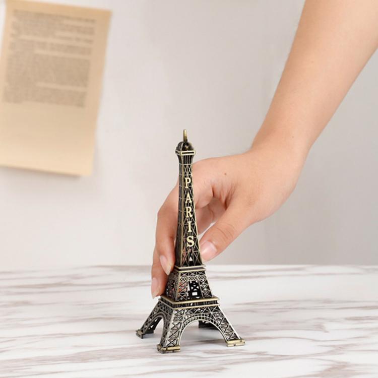 Metal Eiffel Tower Model Photo Prop Ornament, 13cm, 15cm, 18cm, 22cm, 25cm