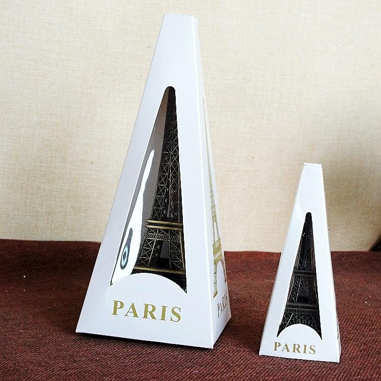 Metal Eiffel Tower Model Photo Prop Ornament, 13cm, 15cm, 18cm, 22cm, 25cm