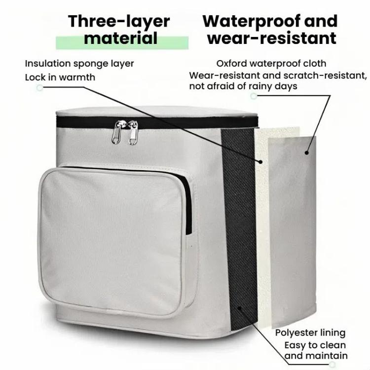 Electrical Motorcycle Waterproof Rear Backrest Hanging Bag Large Capacity Helmet Storage Bag