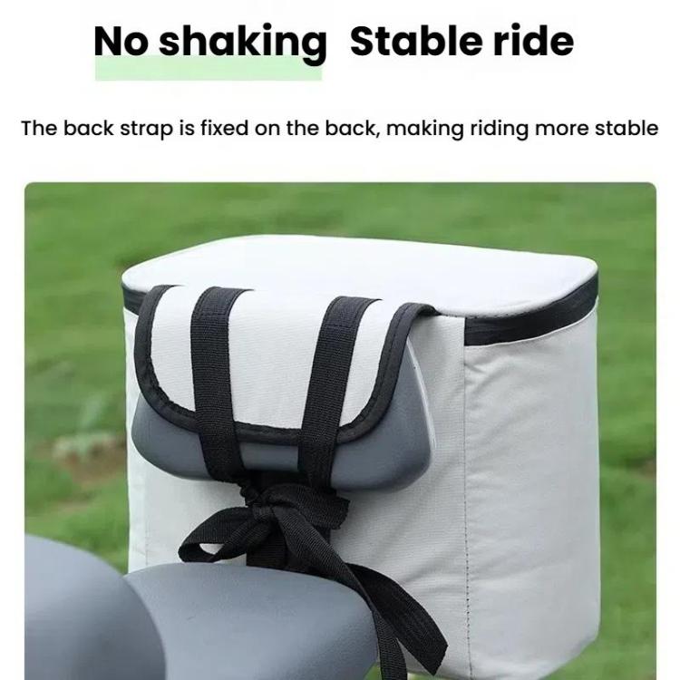 Electrical Motorcycle Waterproof Rear Backrest Hanging Bag Large Capacity Helmet Storage Bag
