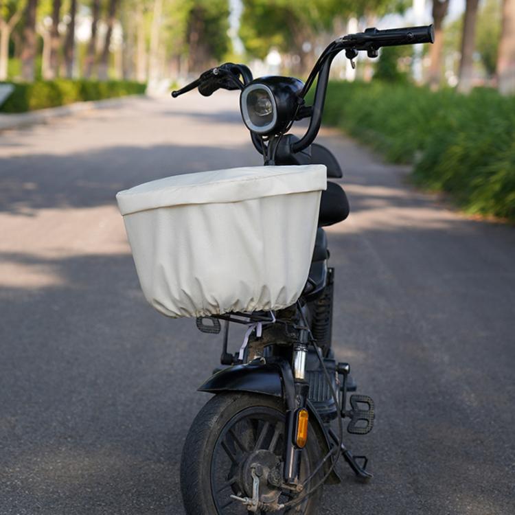 E-bike Basket Sunscreen Cover Hanging Bag Rainproof Cover Storage Bag