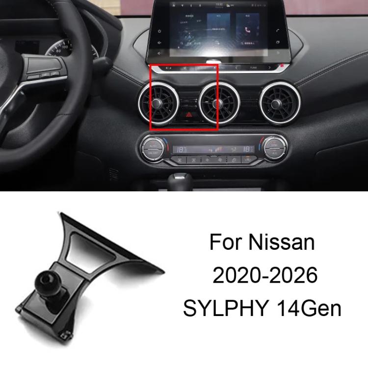 For Nissan Left-Handed Drive Car Mobile Phone Holder Mounting Base, 06-10 TIIDA, 11-24 TIIDA, 06-11 SYLPHY (Screen Modification Available), 06-09 SYLPHY, 12-19 SYLPHY / 20-22 SYLPHY Classic, 20-26 SYLPHY 14Gen, 20-26 SYLPHY (Left), 22 SYLPHY e-POWER   ...
