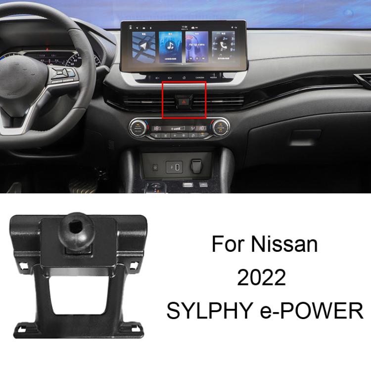 For Nissan Left-Handed Drive Car Mobile Phone Holder Mounting Base, 06-10 TIIDA, 11-24 TIIDA, 06-11 SYLPHY (Screen Modification Available), 06-09 SYLPHY, 12-19 SYLPHY / 20-22 SYLPHY Classic, 20-26 SYLPHY 14Gen, 20-26 SYLPHY (Left), 22 SYLPHY e-POWER   ...