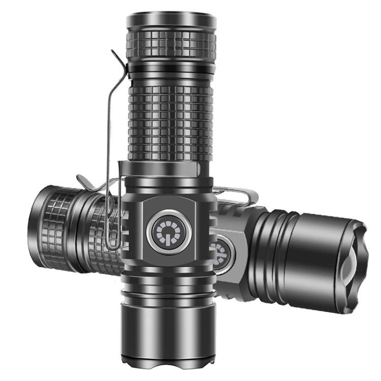 Mini TYPE-C Rechargeable White Laser LED Strong Light Long-Range Flashlight