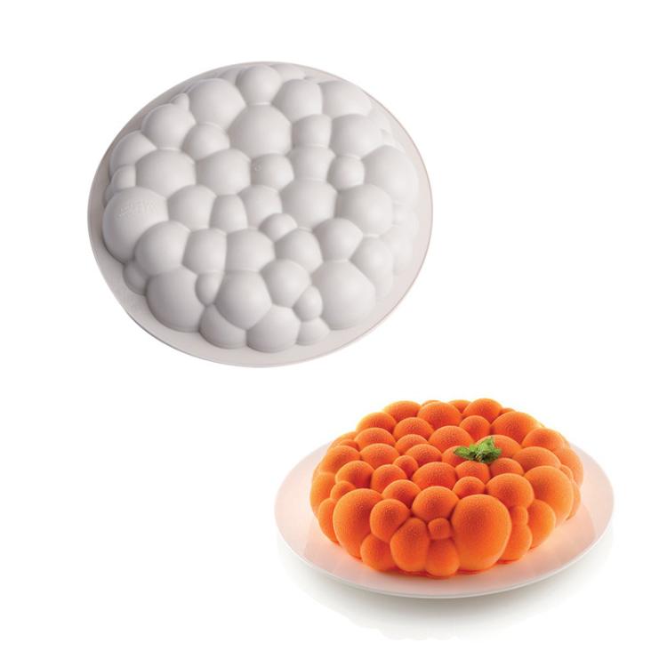 3D Round Bubble Cloud Cake Silicone Mold Mousse Pudding Jelly Mold Baking Supplies, Bubble Cloud