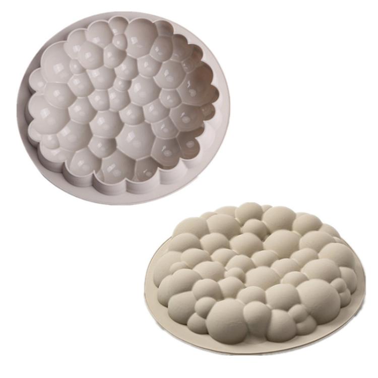 3D Round Bubble Cloud Cake Silicone Mold Mousse Pudding Jelly Mold Baking Supplies, Bubble Cloud