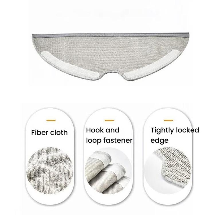 2pcs /Pack Mop Pads For Xiaomi Mijia 1C / 2C / 1T Robot Vacuum Cleaner Accessories