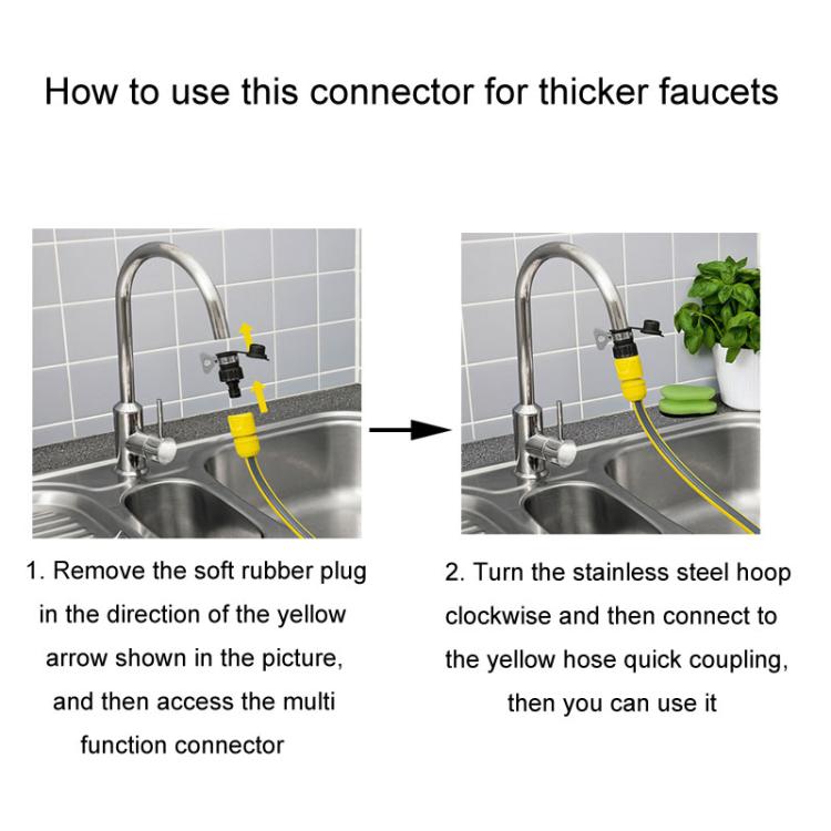 For Karcher Car Washer Gardening Accessories 4 / 5 Point Universal Faucet Adaptor