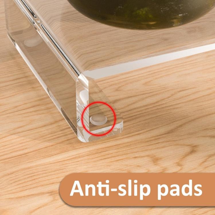 Acrylic Tray Base Dressing Table Storage Rack, 1pc, 2pcs