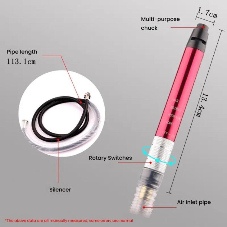 High-Speed Air Micro Die Grinder Kits Pneumatic Tool Small Engraving Pen Pneumatic Polishing Tools, 17 In 1