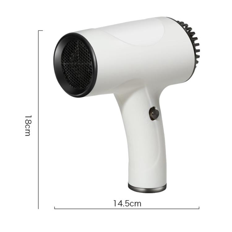 Rechargeable Wireless Hair Dryer Negative Ion Hot and Cold Wind Versatile Hairdressing Tools, US Plug, EU Plug