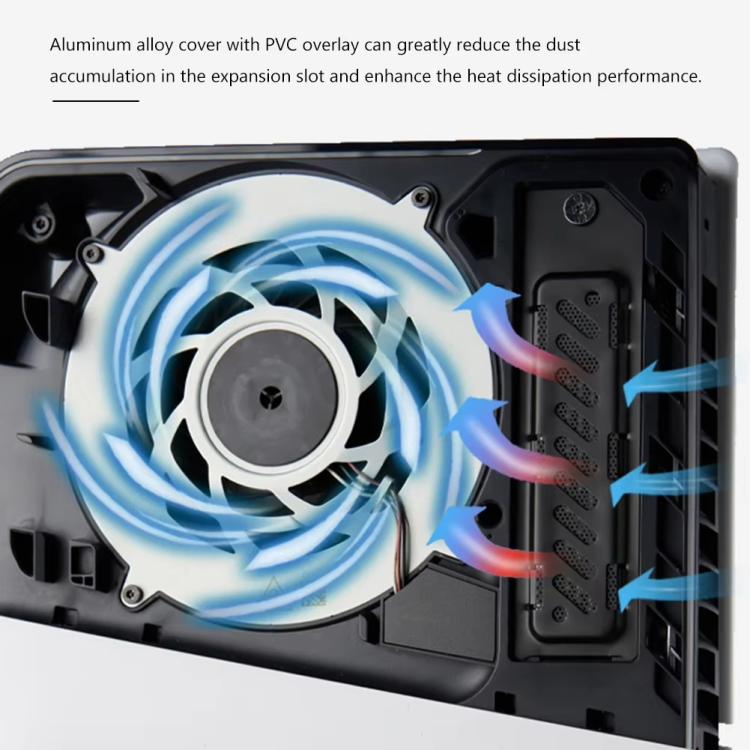 For PS5 Slim / PS5 Pro M.2 SSD Heatsink Dust Cover Expansion Slot Radiator, Heatsink Dust Cover Black, Heatsink Dust Cover Silver, Heatsink Dust Cover Green