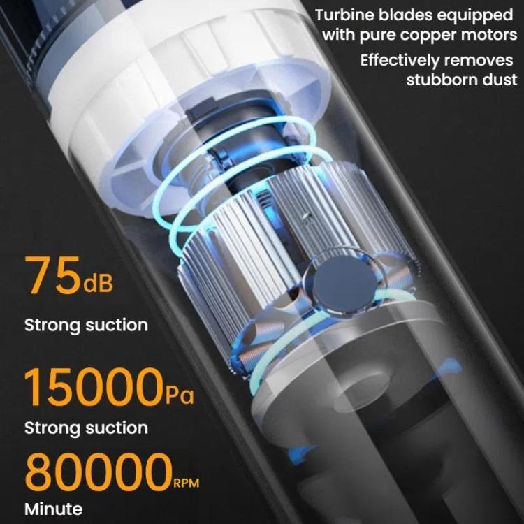 Portable Wireless Car Vacuum Cleaner Small Chargeable Handheld Wet / Dry Large Suction Household Vacuum Cleaner