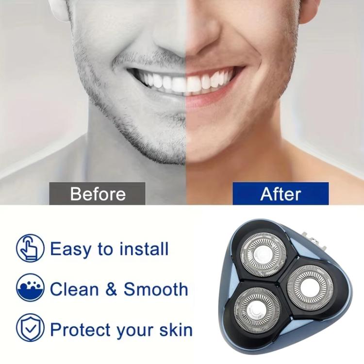 Shaving Razor Blade Head Accessories Replacement Parts, For FLYCO FR8 All Series 1 Blade 1 Net, For FLYCO FR8 All Series 3 Blade 3 Net, For FLYCO FS310 Blade Cover, For FLYCO FS311 Blade Cover, For FLYCO FS312/313 Blade Cover                           ...
