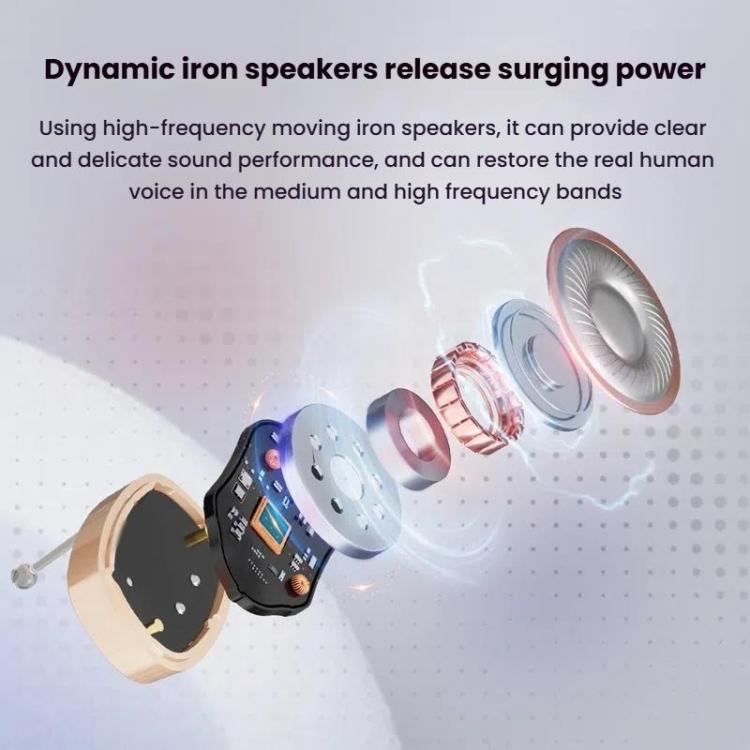 Portable Mini CIC Hearing Aid Invisible Rechargeable Sound Amplifier Collector