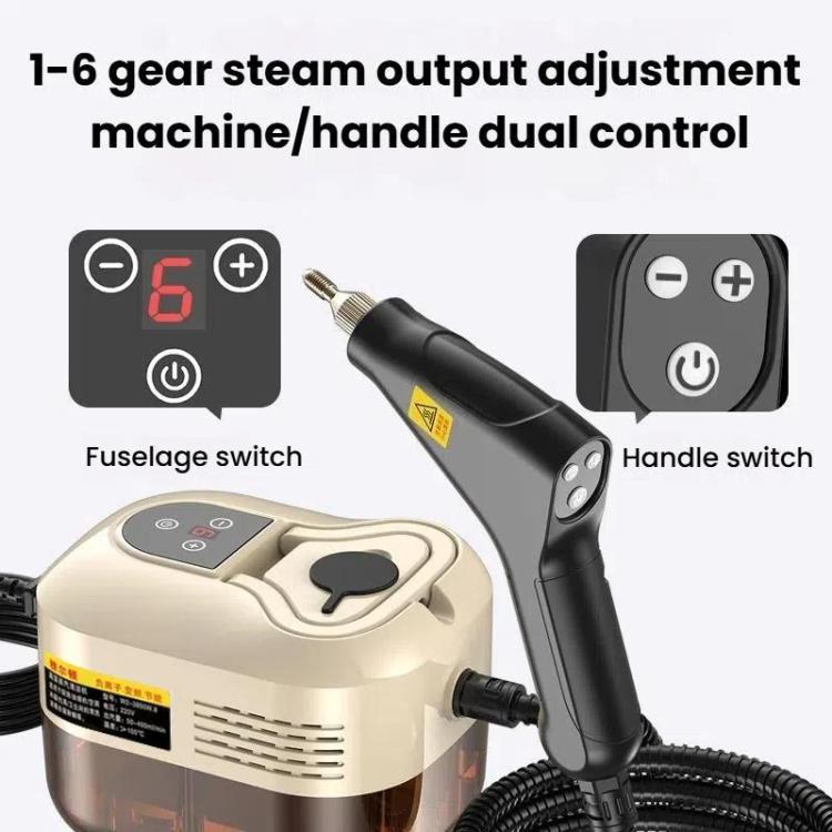 YAERDUN 1500W High Temperature Steam Cleaner Smart Digital Kitchen Hood Bathroom Cleaning Machine, 110V US Plug, 220V EU Plug, 220V UK Plug, 220V AU Plug