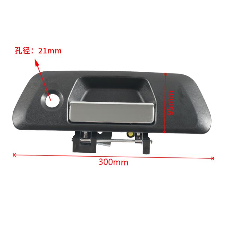 Car Tailgate Electroplating Handle For Nissan, 90606-4JG0B, 90606-4JG0C With Holes