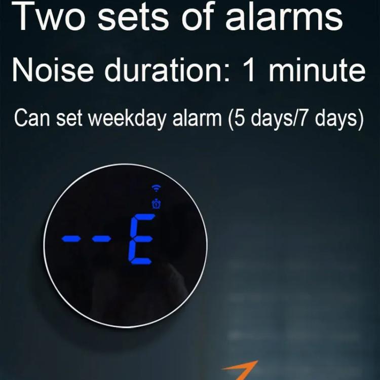 Wifi App Control LED Digital Wall Clock With RGB Light Multi-Functional Alarm Clock