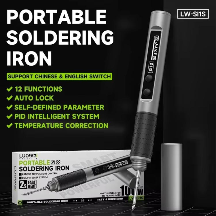 Intelligent Soldering Iron 100W Automatic Sleeping Thermostat Repair Soldering Iron Pen, SI1S