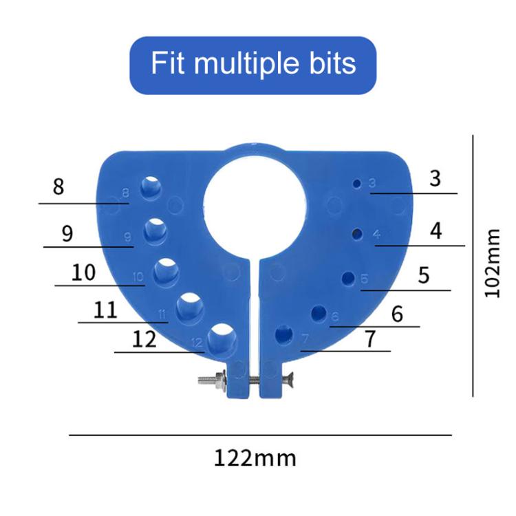 Multi-Specification Drill Bit Grinder Waste Drill Bit Sharpening Assistant Tool