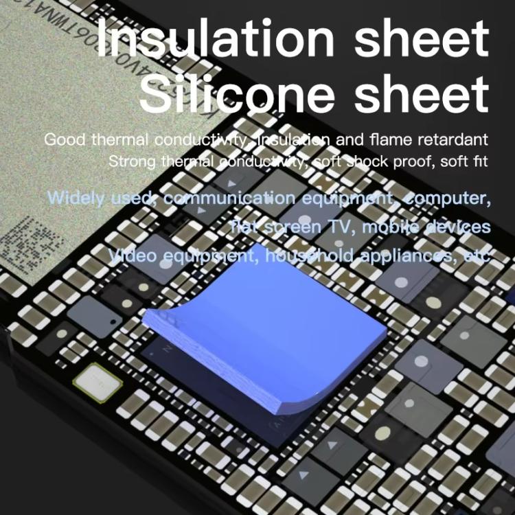MaAnt DR-03 100pcs /Box Insulating Thermal Conductive Silicone Spacer CPU Thermal Spacer