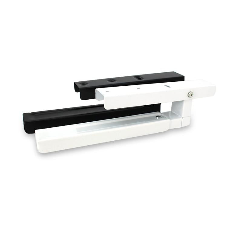 2pcs /Set Retractable Folding Microwave Oven Bracket Carbon Steel Kitchen Shelf