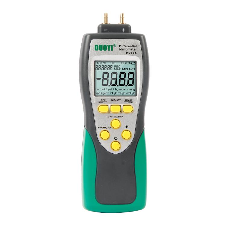 DUOYI Digital Brake Vacuum Pump Measuring Gauge Differential Pressure Gauge