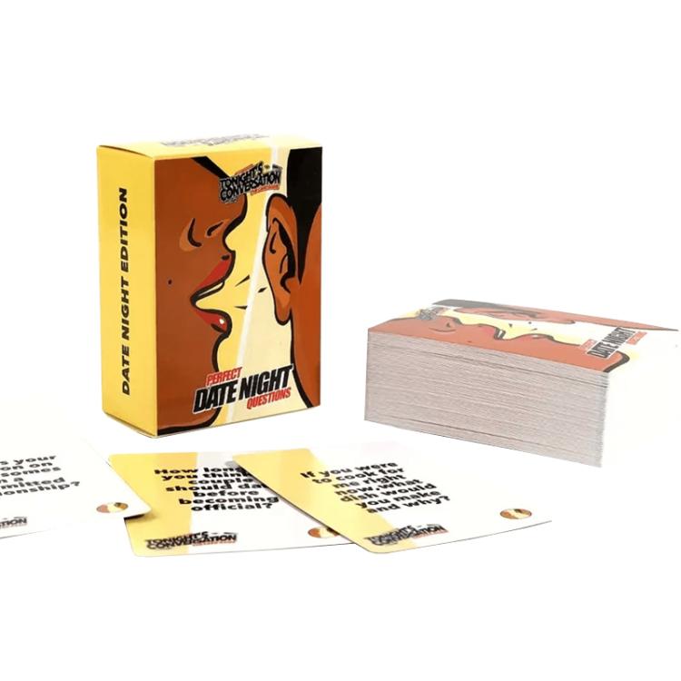 Lovers Dating Card Game Couples Conversation Card Playthings
