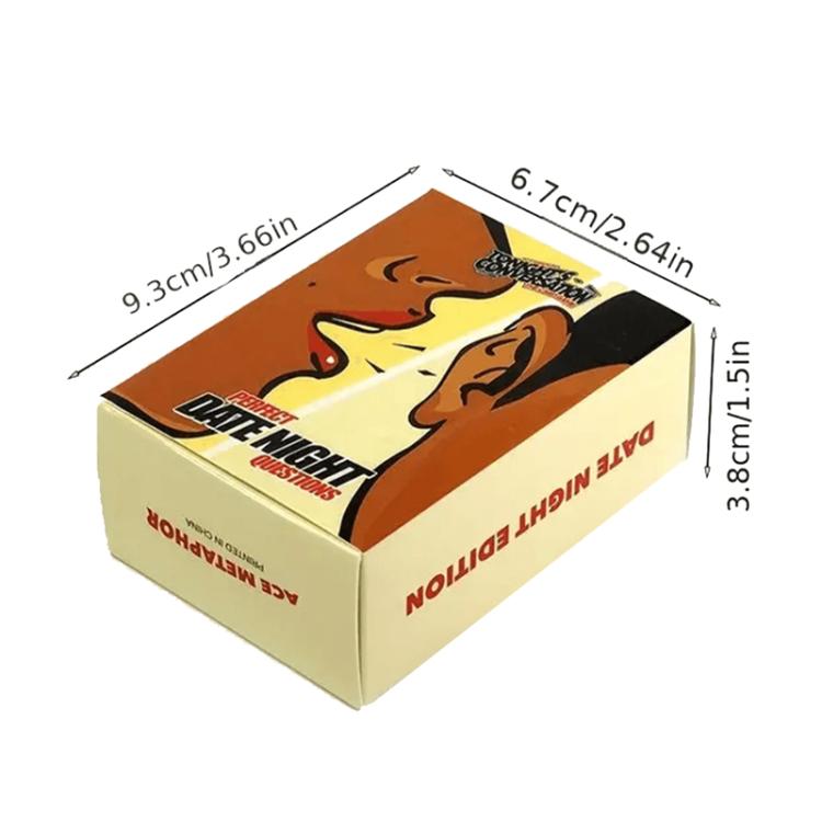 Lovers Dating Card Game Couples Conversation Card Playthings
