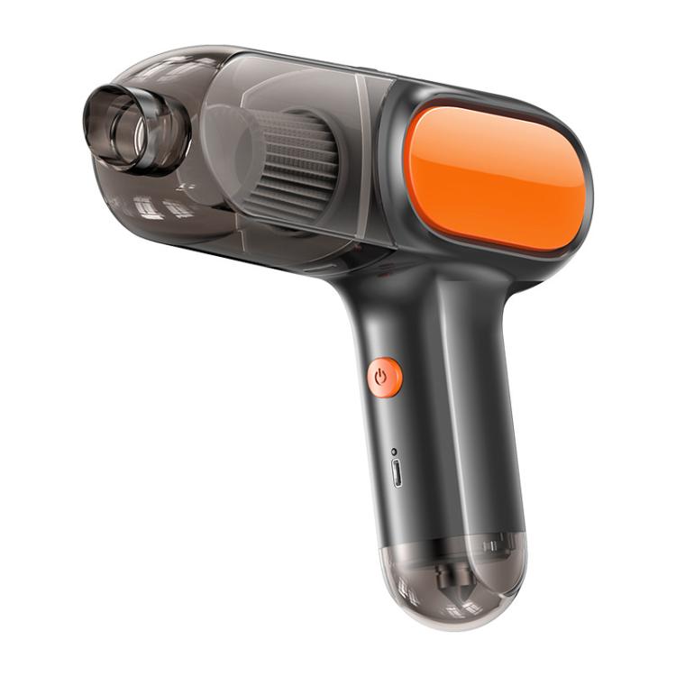 HD001 Portable Multifunctional Car Cordless Vacuum Cleaner Safety Hammer Suction Blower All In One Machine, Brushed, Brushless