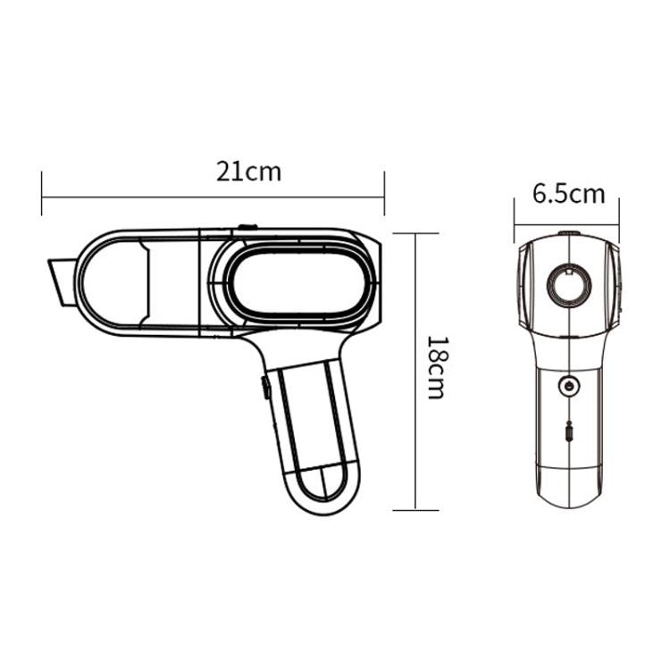 HD001 Portable Multifunctional Car Cordless Vacuum Cleaner Safety Hammer Suction Blower All In One Machine, Brushed, Brushless