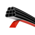Three-layer Eight-hole Car Door Seam Waterproof Sealing Sound Insulation Strip, For Car Door 5m