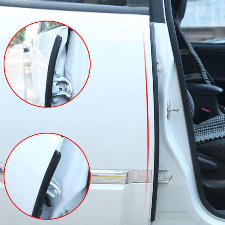 Car B-pillar Waterproof Anti-collision Sound Insulation Sealing Strip, 1m Card Slot Type, 1.6m Car Card Slot Type, 1m SUV/MPV Card Slot Type, 1.6m Car Adhesive Type, 1.8m SUV/MPV Adhesive Type